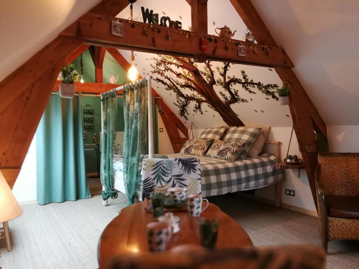 L'Arbre A The Bed & Breakfast Honfleur Bagian luar foto